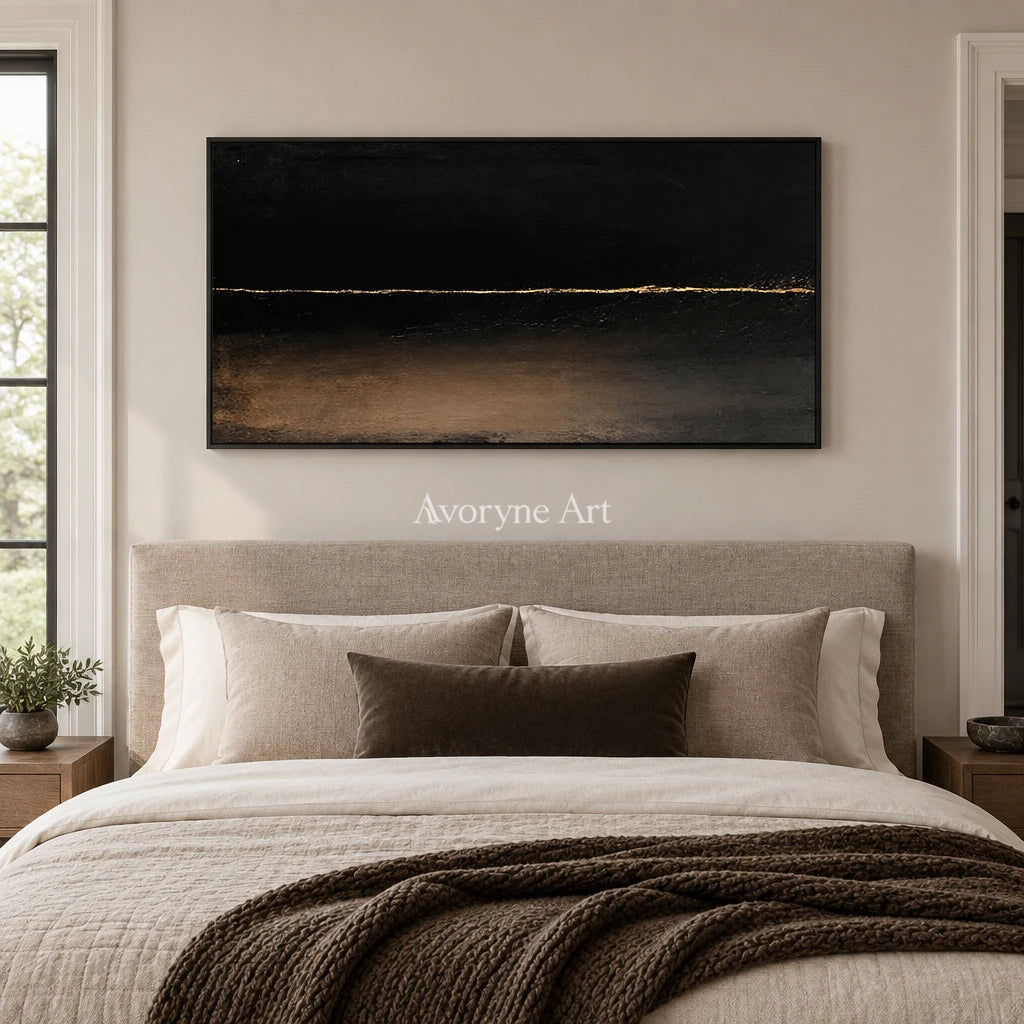 Aster Horizon: Black Gold Horizon — bedroom black