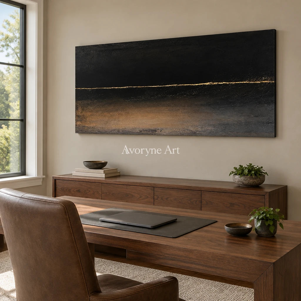 Aster Horizon: Black Gold Horizon — office frameless
