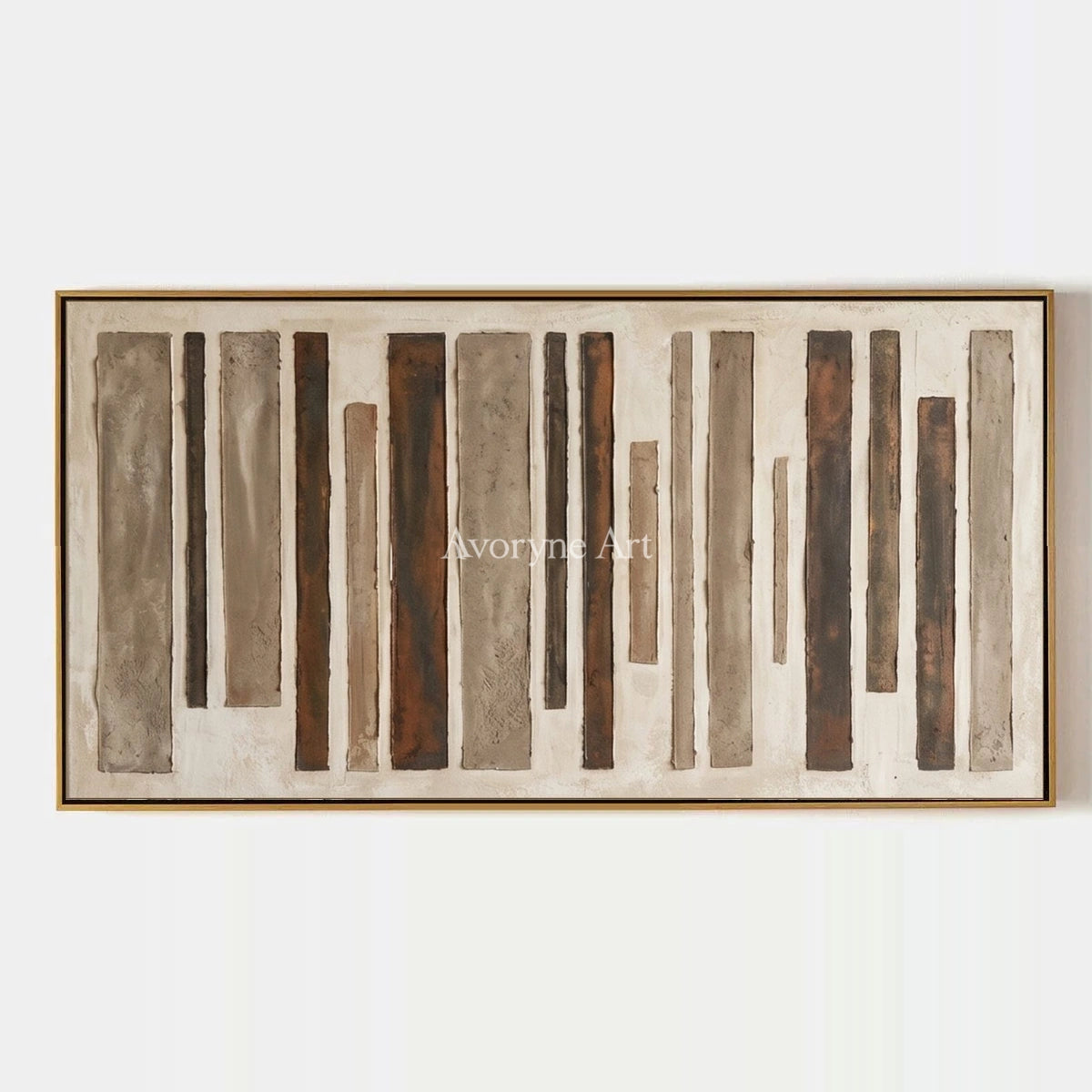 Soft Echo, hand-painted block relief wall art by Min-Jun Park