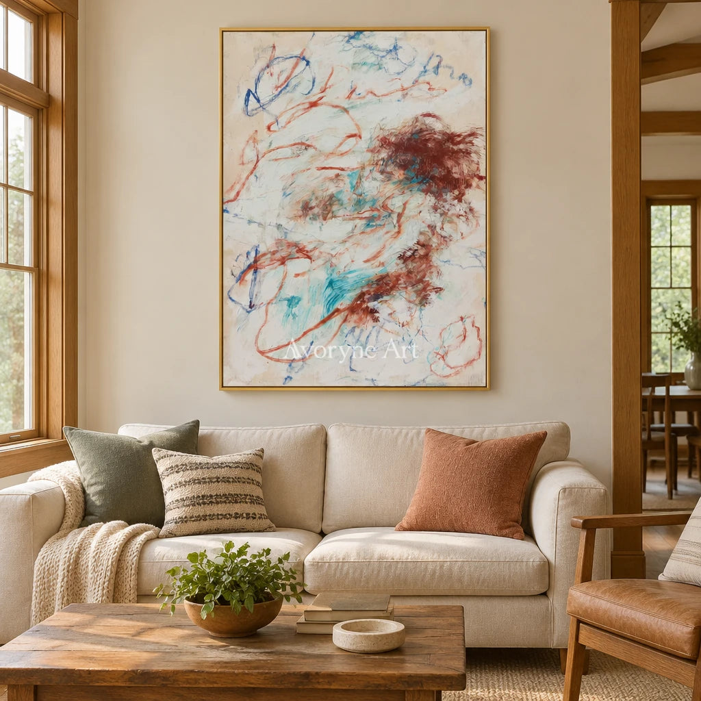 Ivory Lucent Echo: Blue Earth Gesture Art — living gold