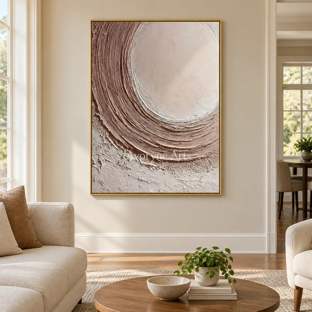 Aster Thistle: Blush Arc Texture — living gold