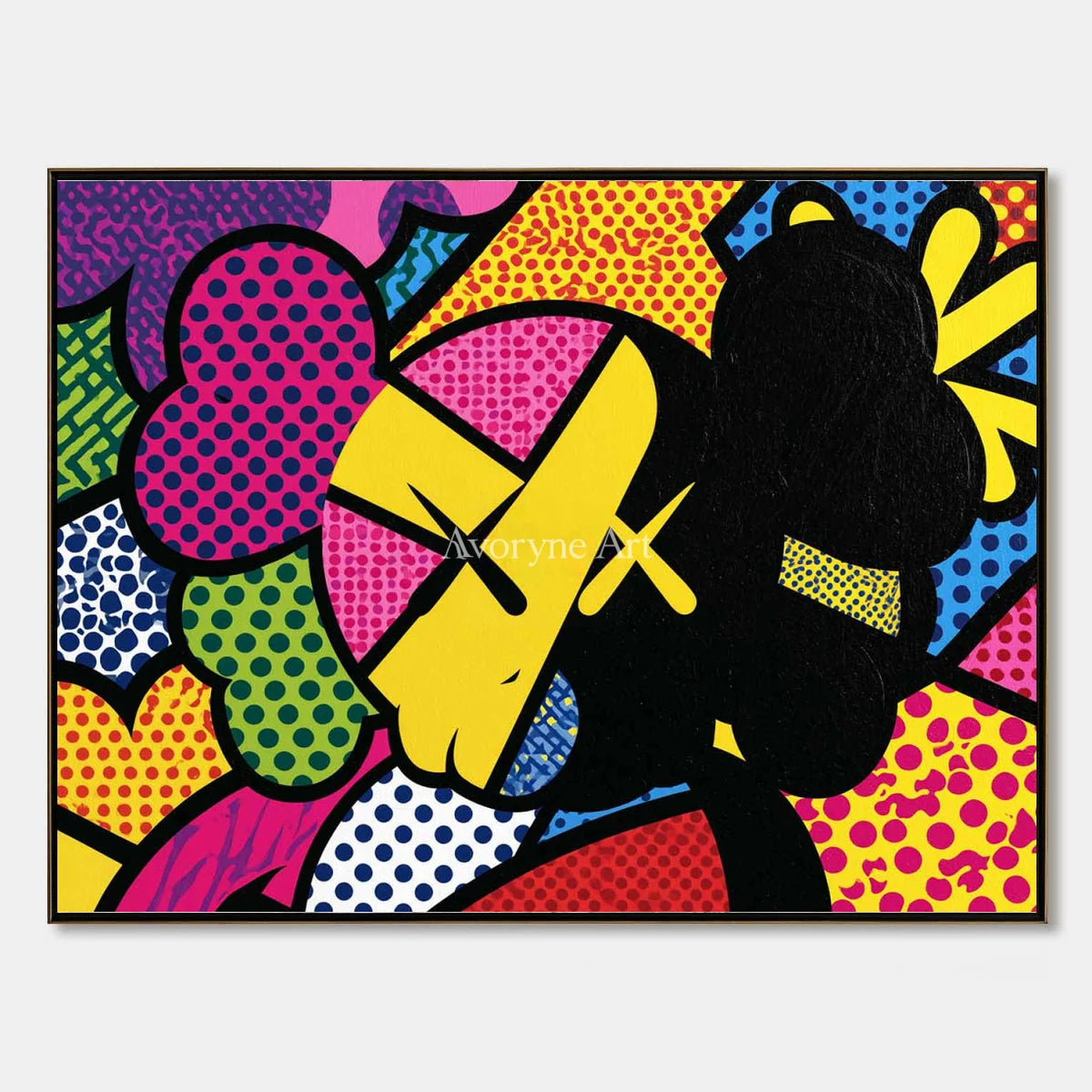 Ivory Tender Memory: Colorful Pop Face Art — primary