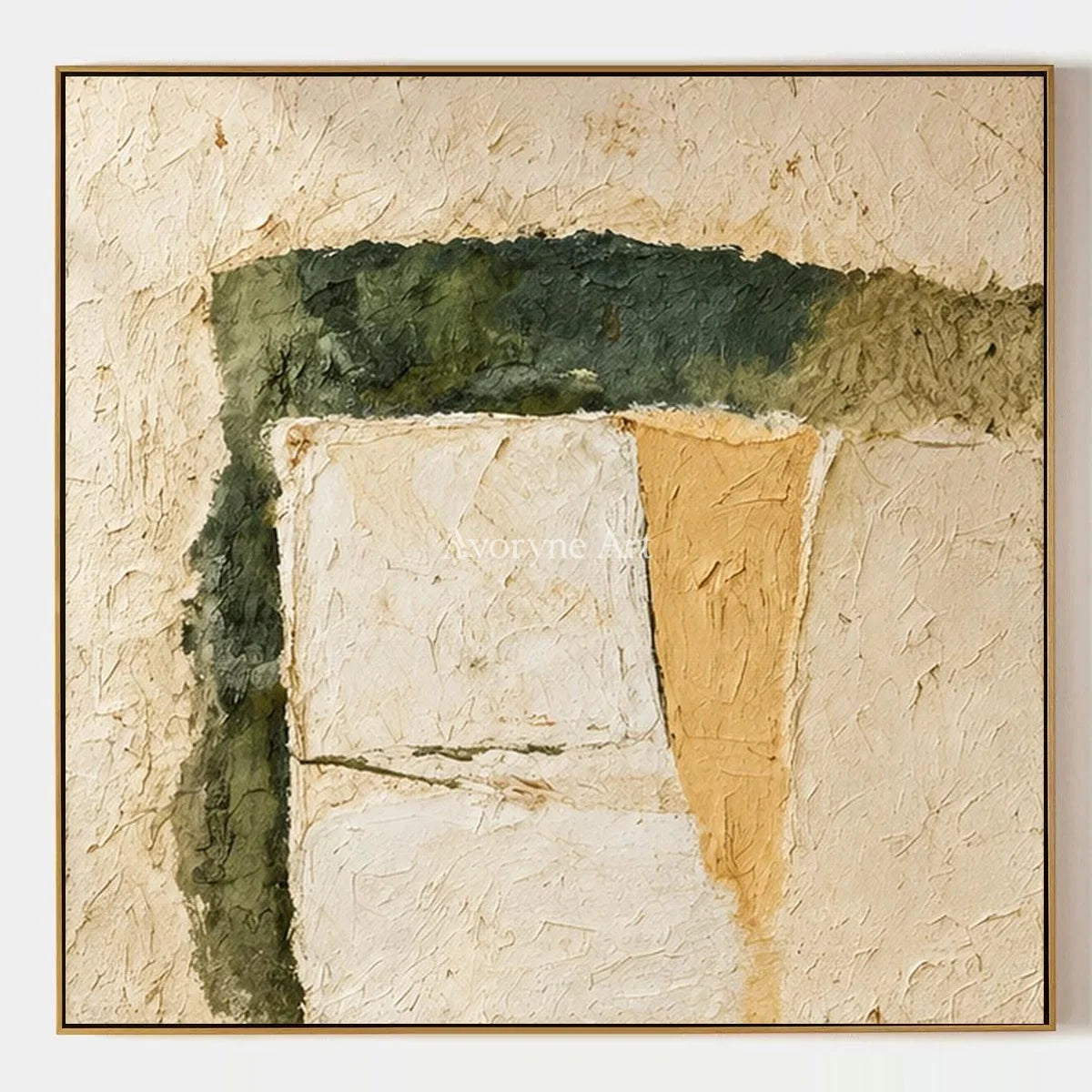 Aster Shore: Cream Color Abstract — primary