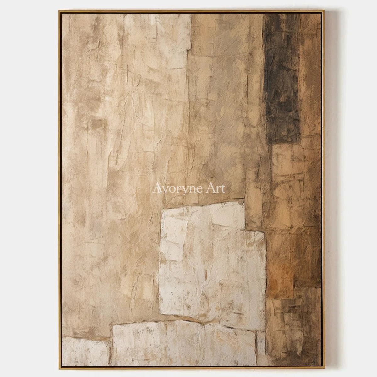 Aster Azure: Cream Layered Relief — primary