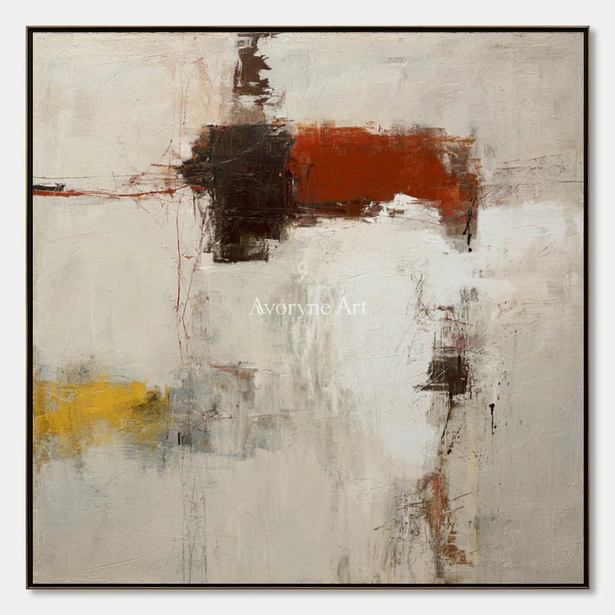 Ivory Lucent Sonata: Earth Block Abstract — primary