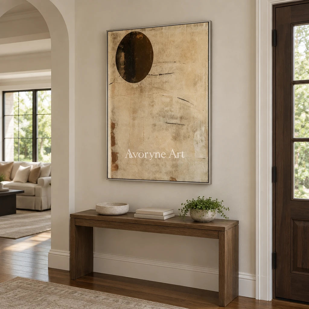 Aster Orbit: Earth Circle Abstract — entry silver