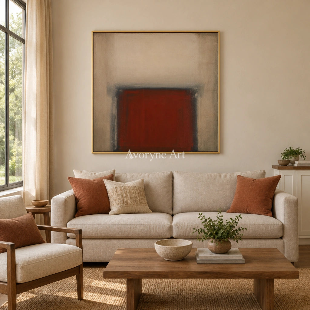 Ivory Lucent Trace: Earth Color Field Art — living gold