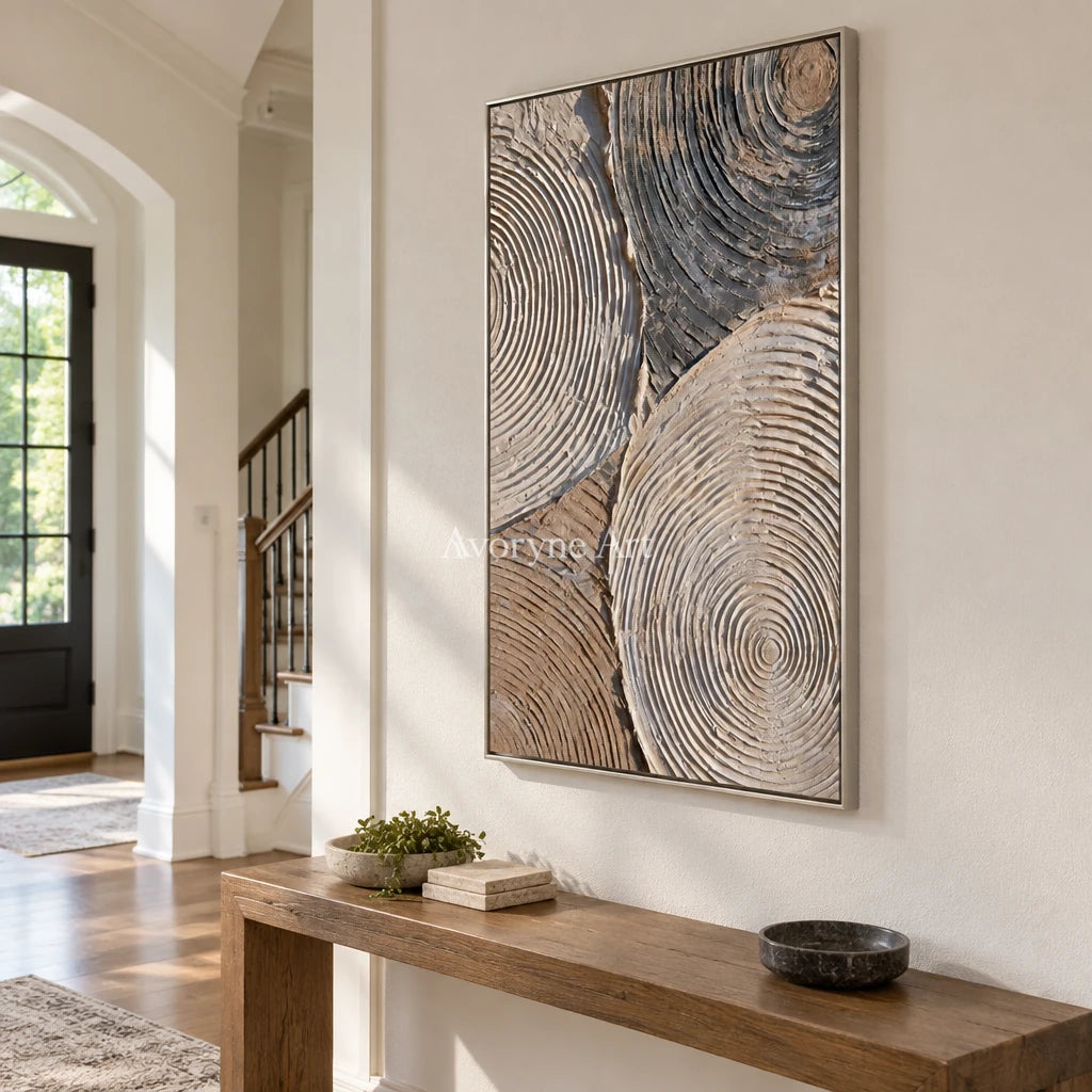 Aster Dusk: Earth Concentric Lines — entry silver