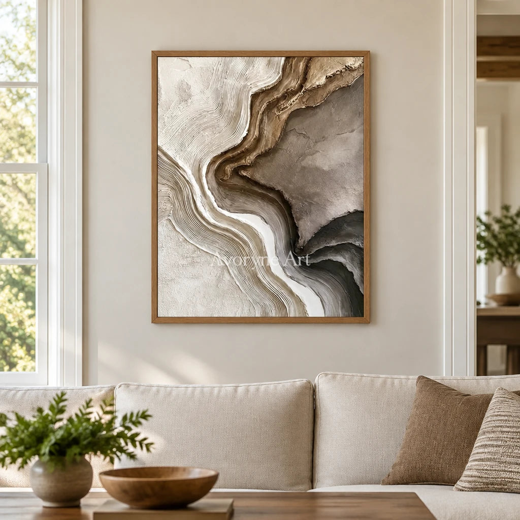 Aster Moss: Earth Strata Lines — villa wood