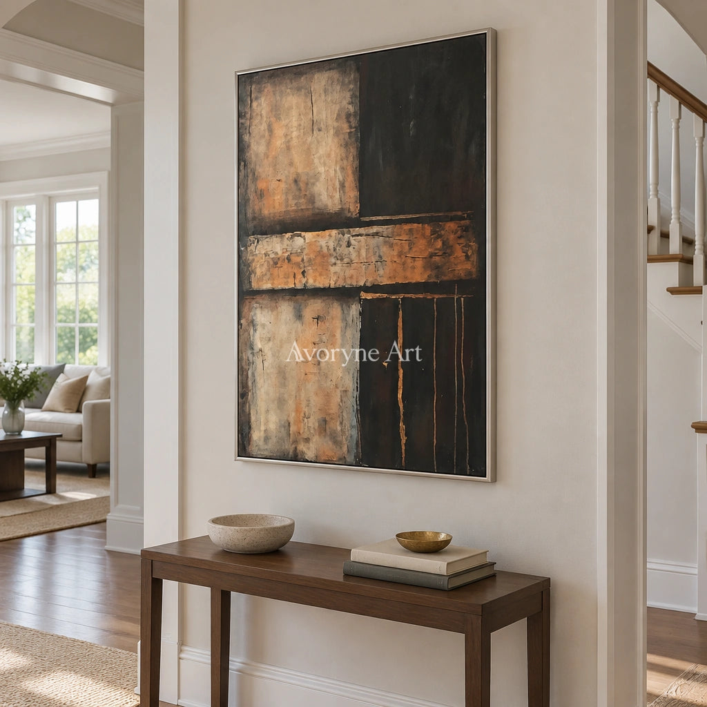 Aster Relic: Earth Tone Abstract — entry silver