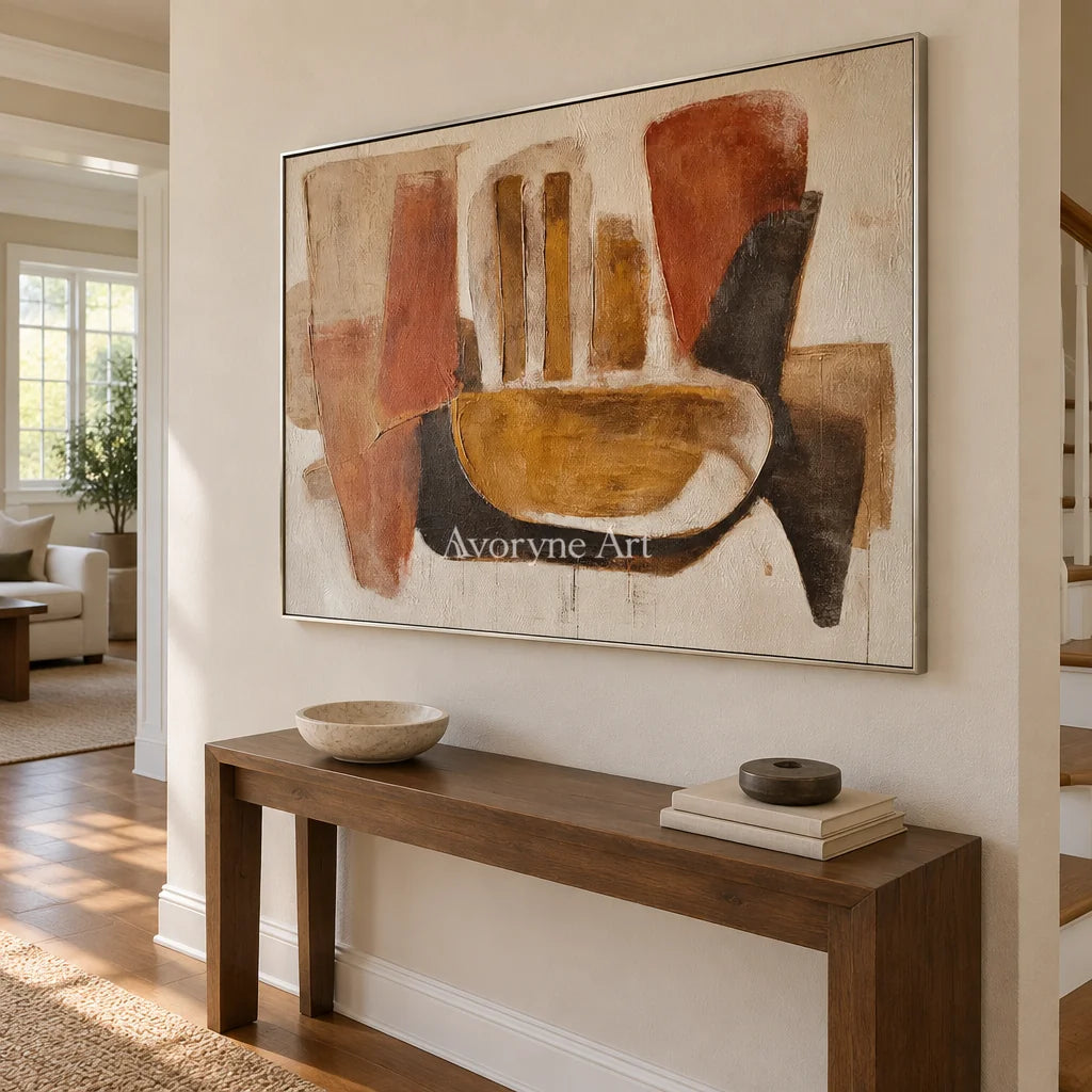 Aster Contour: Earth Tone Geometry — entry silver