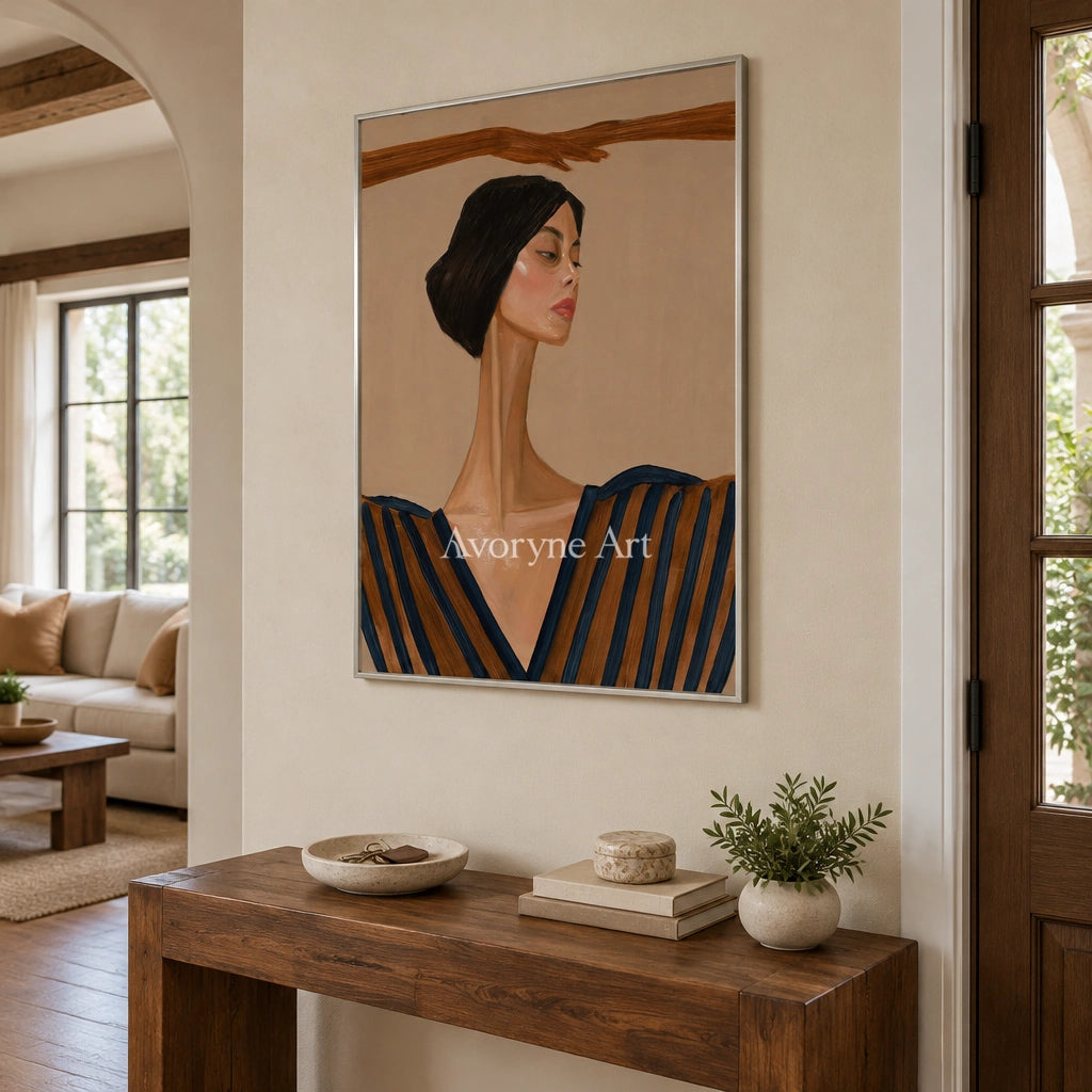 Ivory Tender Refrain: Earth Tone Portrait — entry silver