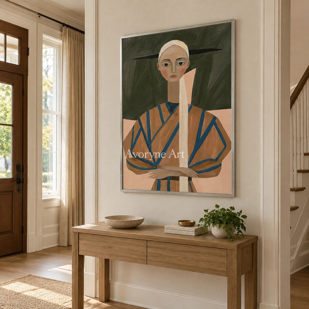 Ivory Tender Passage: Earth Tone Portrait — entry silver