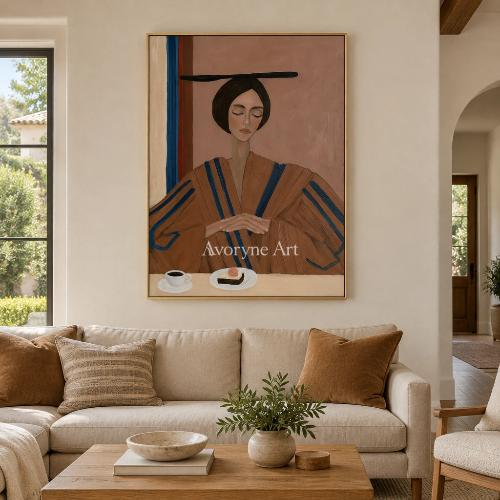Ivory Tender Trace: Earth Tone Portrait — living gold