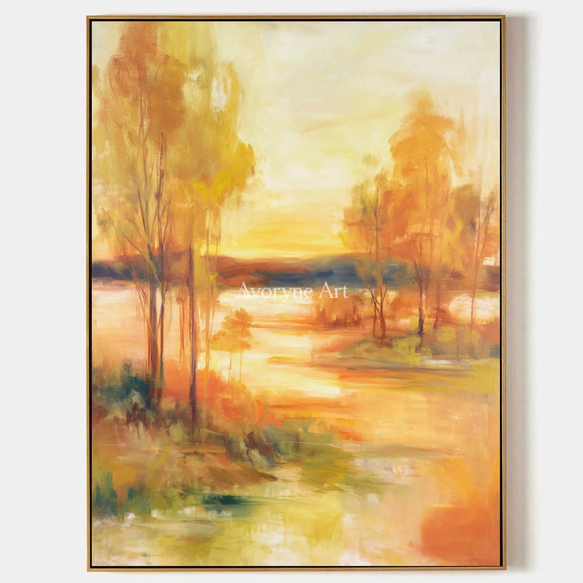 Ivory Distant Gesture: Golden River Landscape — primary