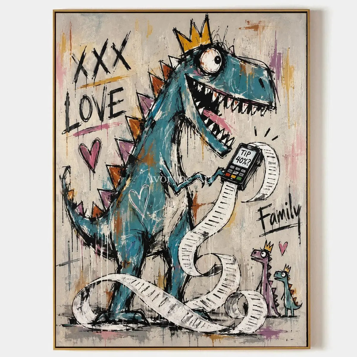 Soft Prelude, hand-painted graffiti figure wall art by Caleb Monroe
