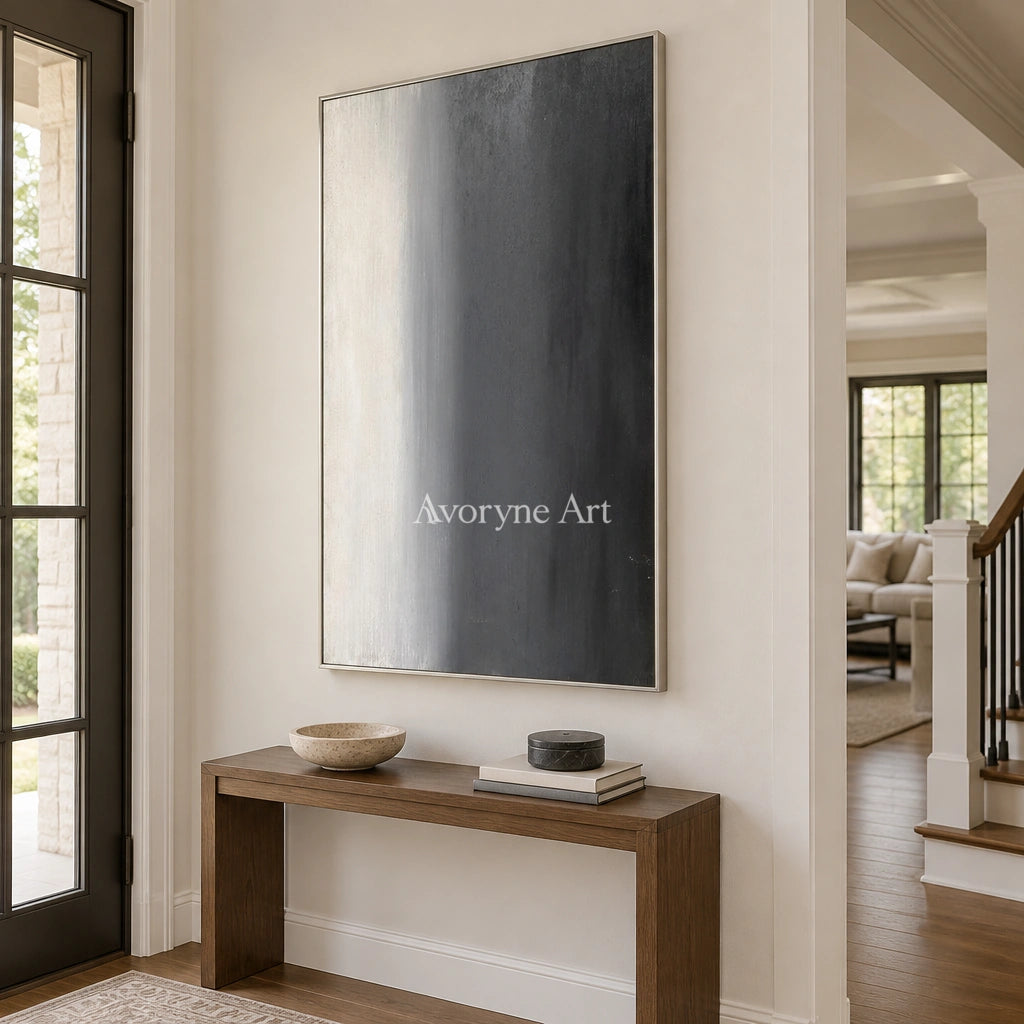 Aster Summit: Gray Gradient Abstract — entry silver