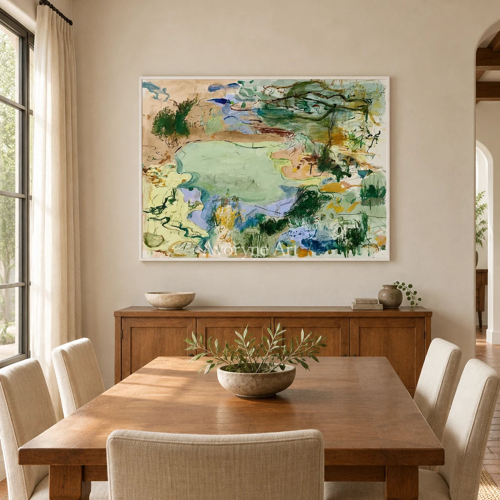 Ivory Open Echo: Green Organic Gesture — dining white