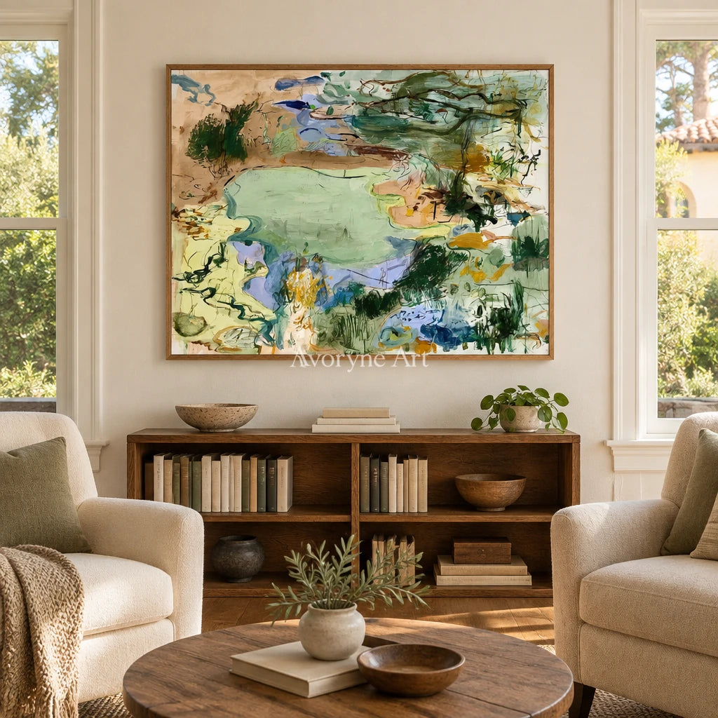 Ivory Open Echo: Green Organic Gesture — villa wood
