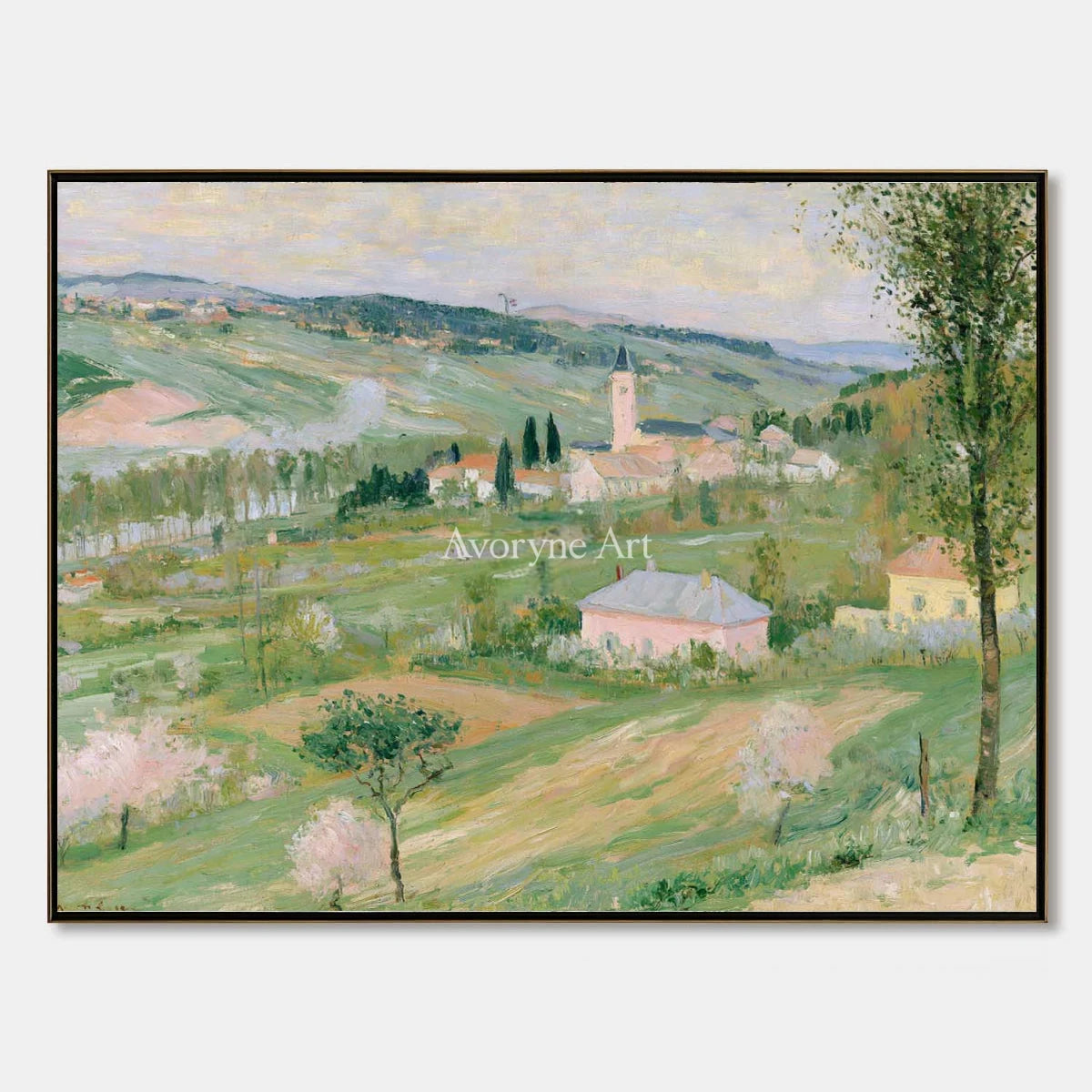 Ivory Winding Current: Green Village Art — primary