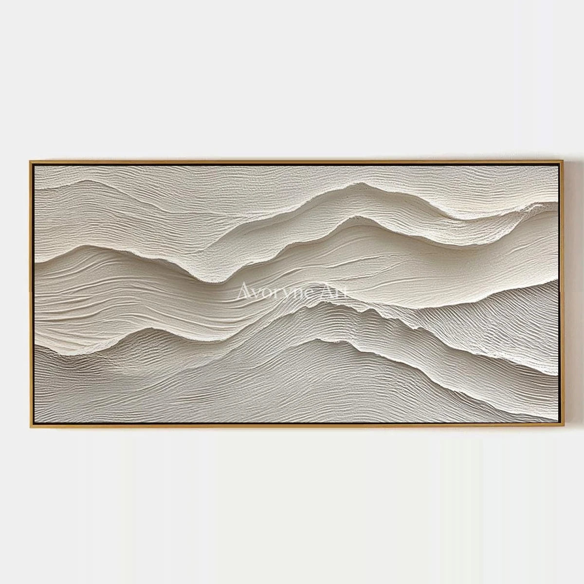 Aster Lantern: Ivory Contour Relief — primary