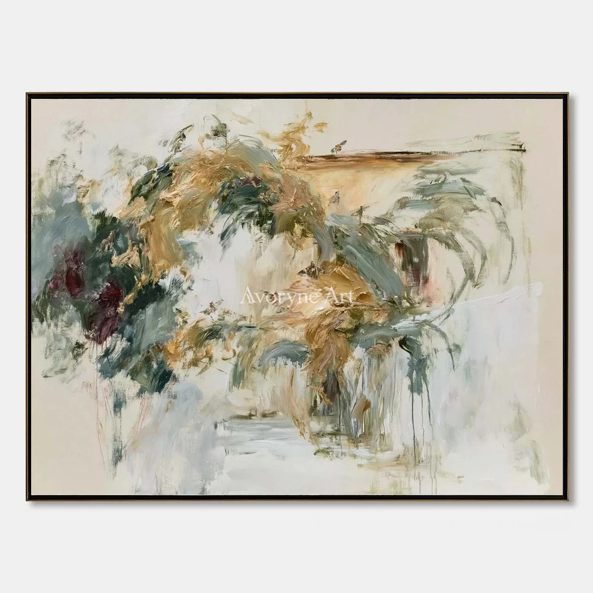 Ivory Painted Drift: Loose Botanical Art — primary