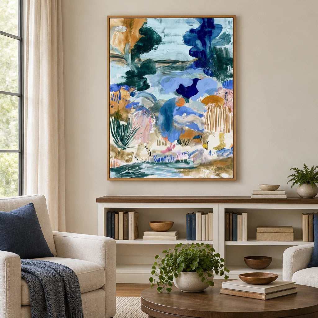 Ivory Painted Sonata: Marine Botanical Art — villa wood