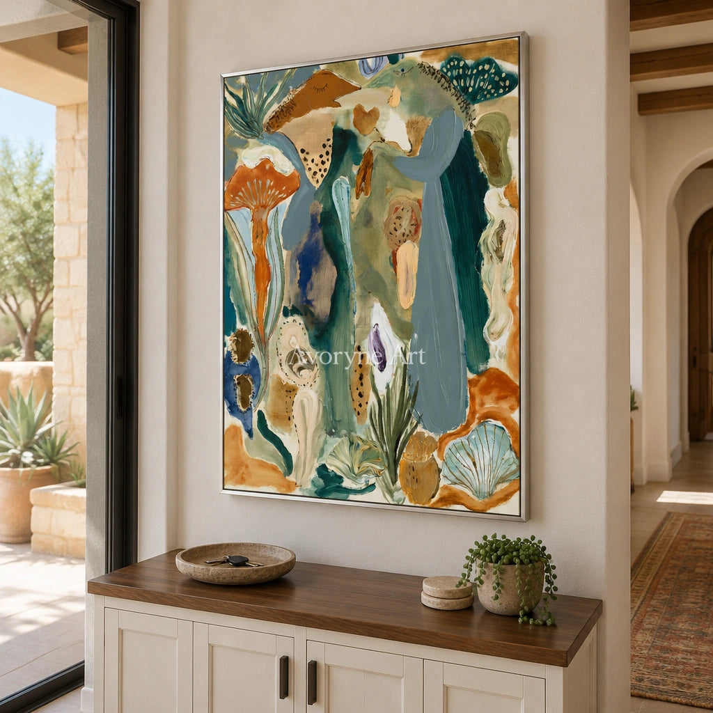 Ivory Painted Light: Marine Botanical Art — entry silver