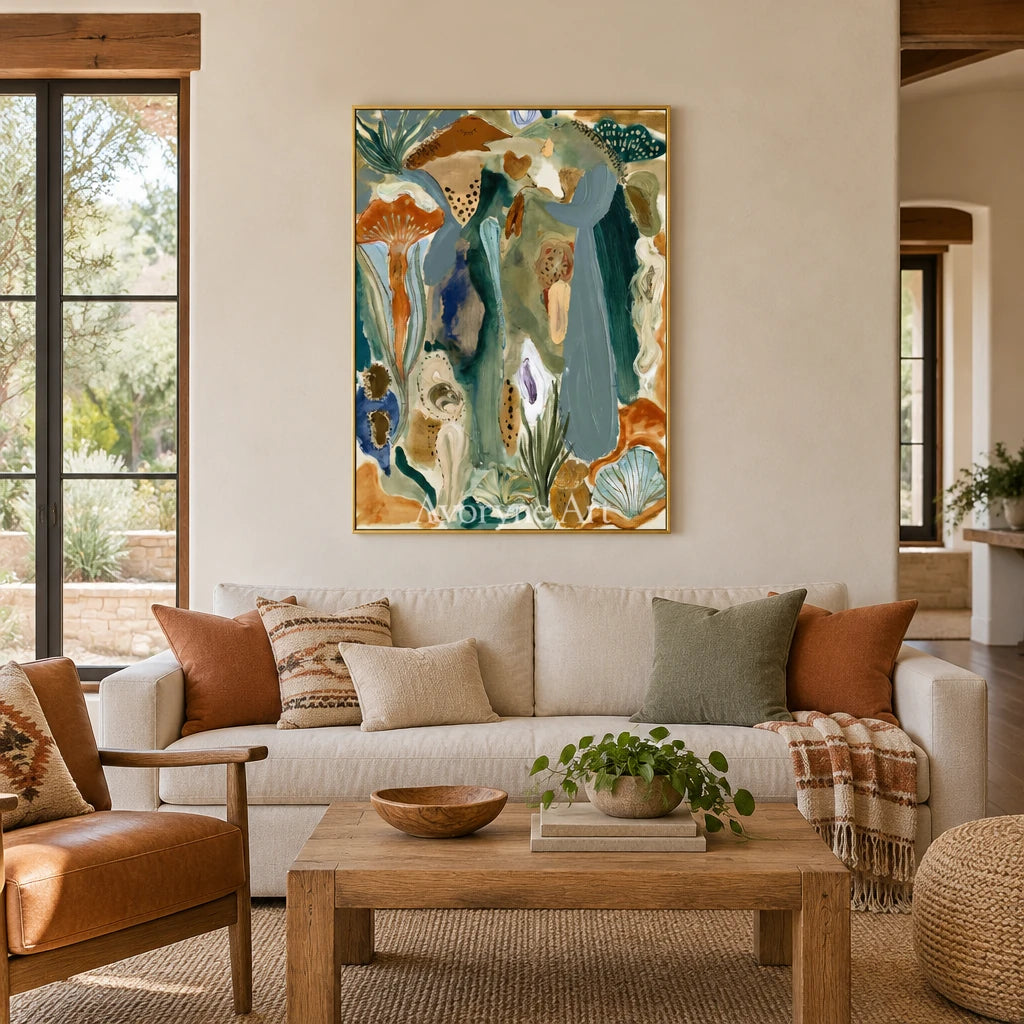 Ivory Painted Light: Marine Botanical Art — living gold