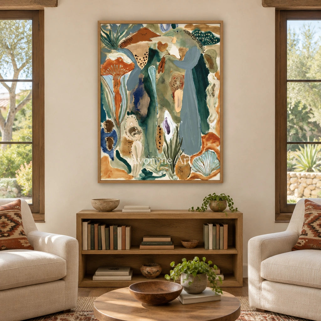 Ivory Painted Light: Marine Botanical Art — villa wood