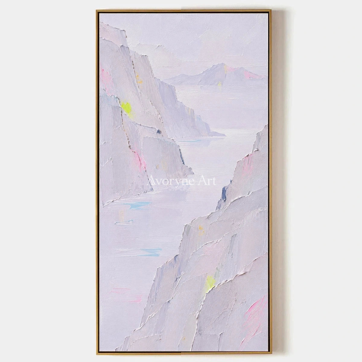 Tender Passage, hand-painted mountain landscape wall art by Hamish McAllister