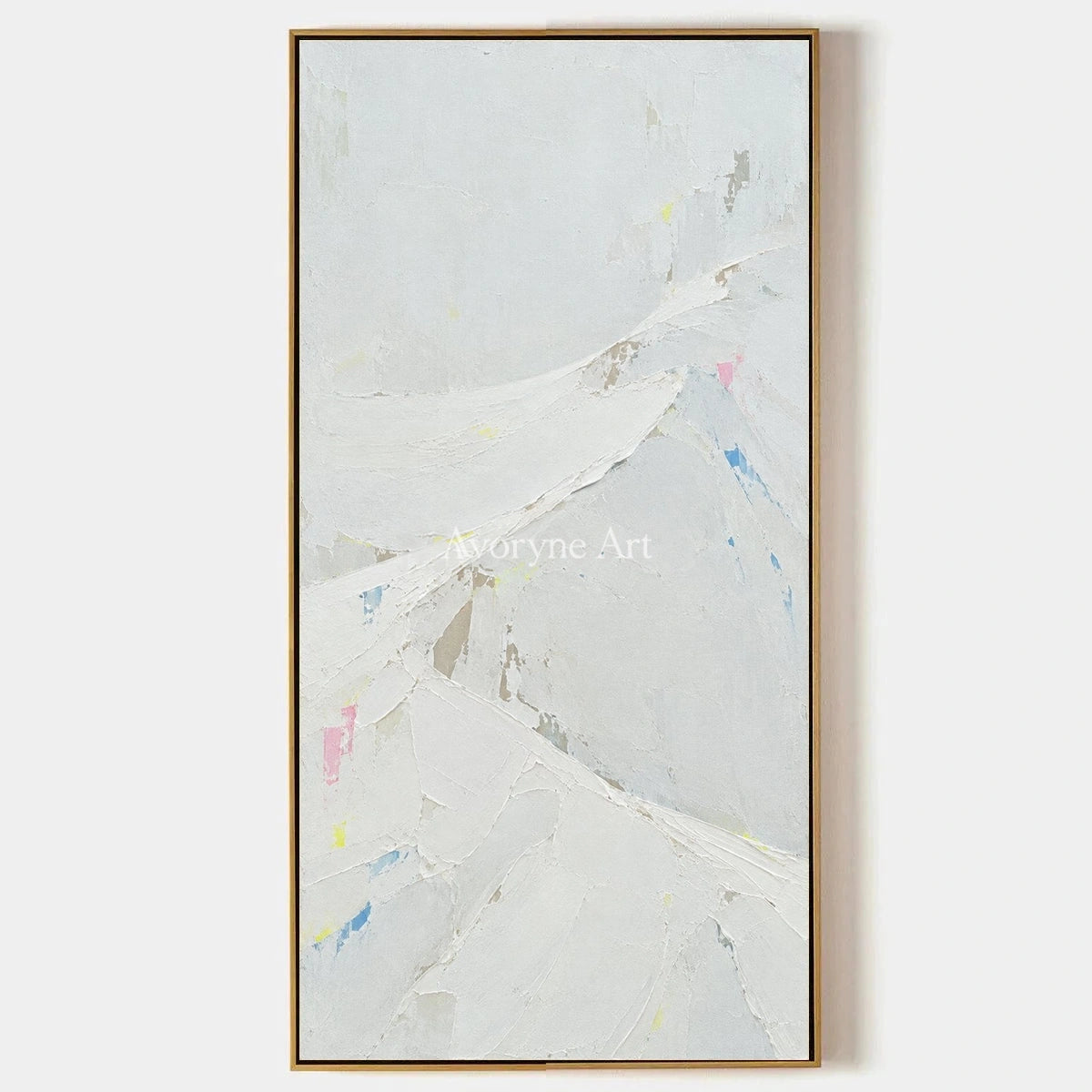 Tender Horizon, hand-painted mountain landscape wall art by Hamish McAllister