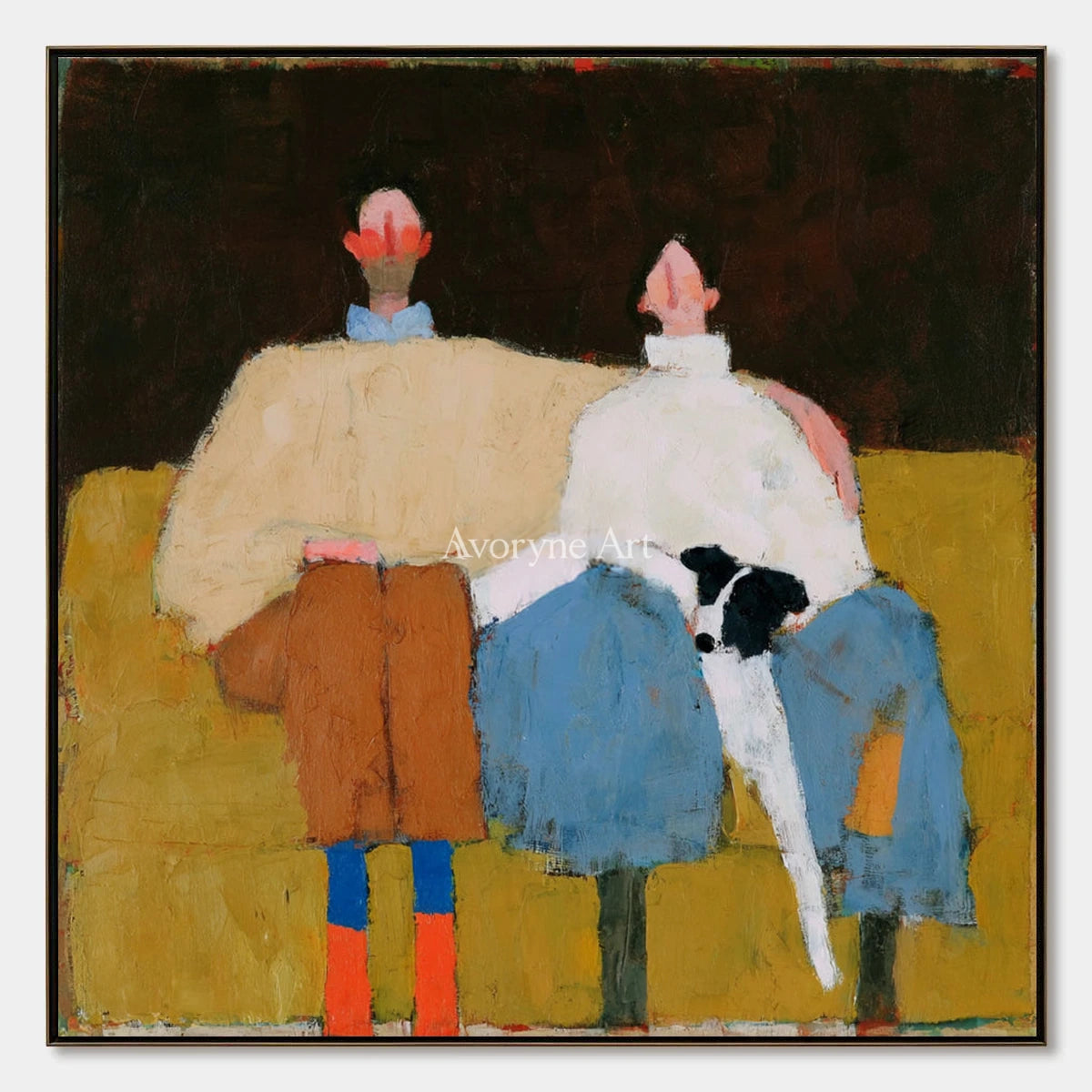 Ivory Gentle Prelude: Paired Figure Art — primary