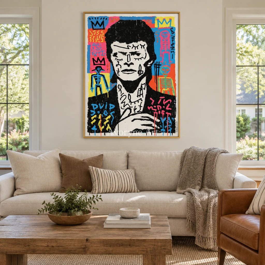 Ivory Open Solace: Pop Portrait Art — living gold