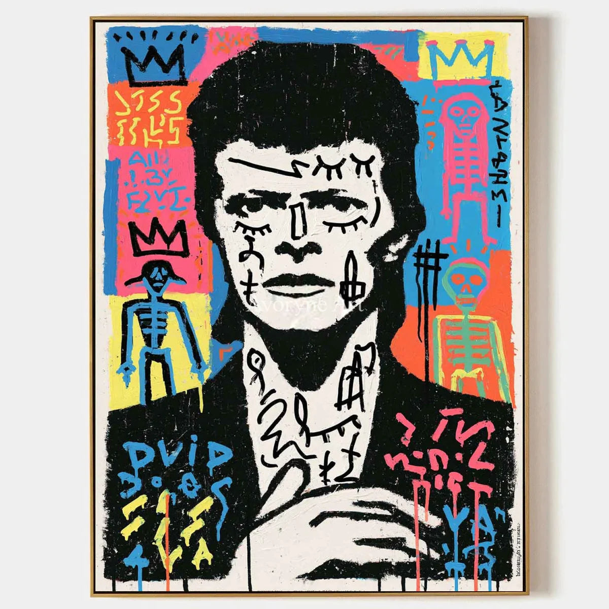 Ivory Open Solace: Pop Portrait Art — primary