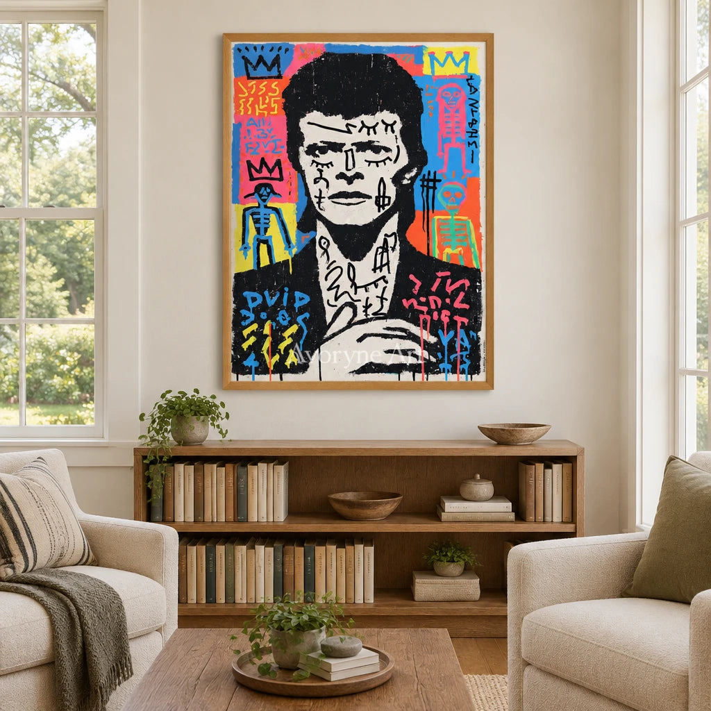 Ivory Open Solace: Pop Portrait Art — villa wood
