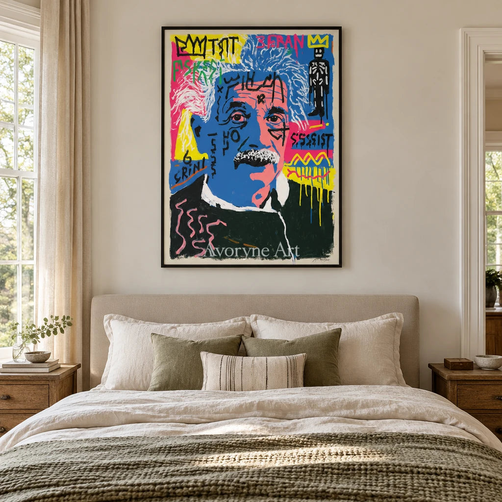 Ivory Open Sonata: Pop Portrait Art — bedroom black