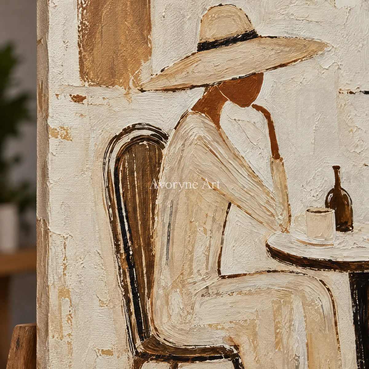 Aster Ash: Quiet Table Portraits — detail easel