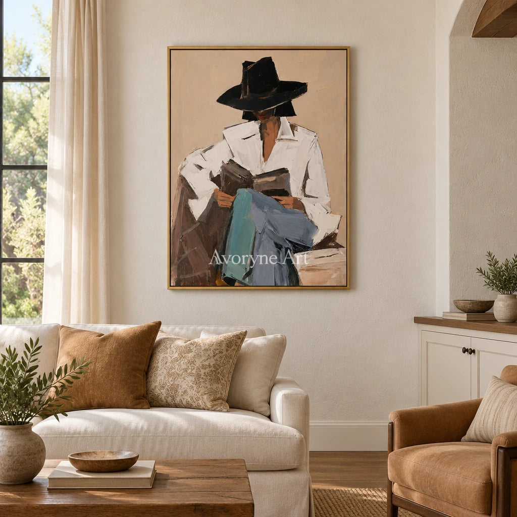 Ivory Quiet Sonata: Reading Figure Art — living gold