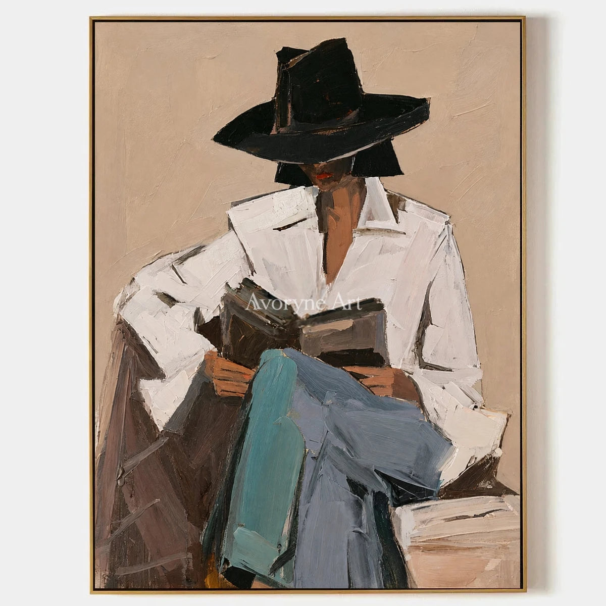 Ivory Quiet Sonata: Reading Figure Art — primary