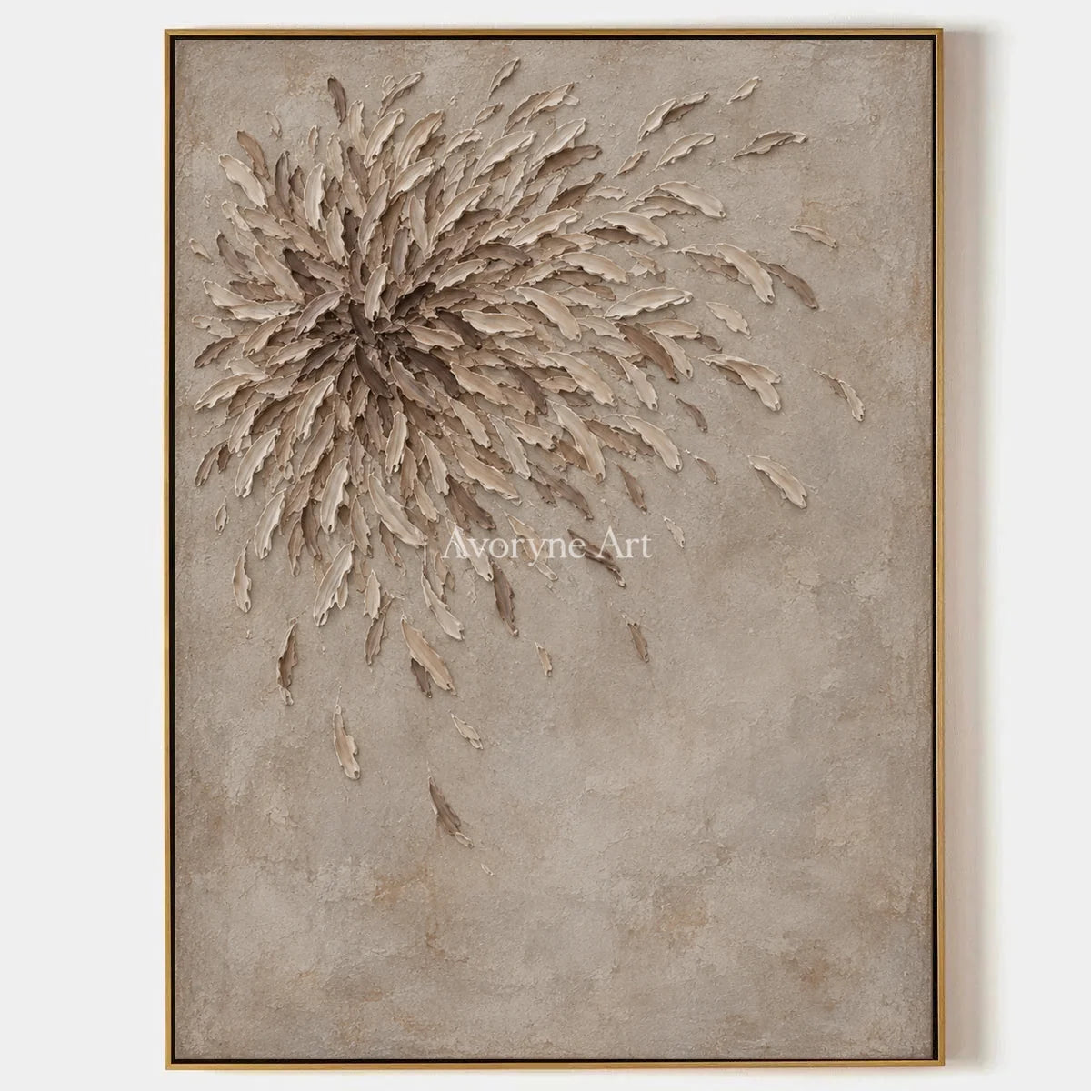 Quiet Mosaic, hand-painted relief mosaic wall art by Lin Qiao