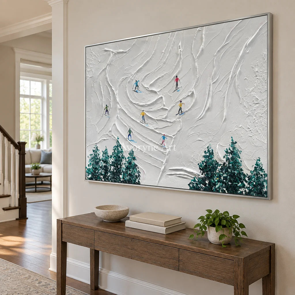 Aster Crest: Snow Day Texture Art — entry silver