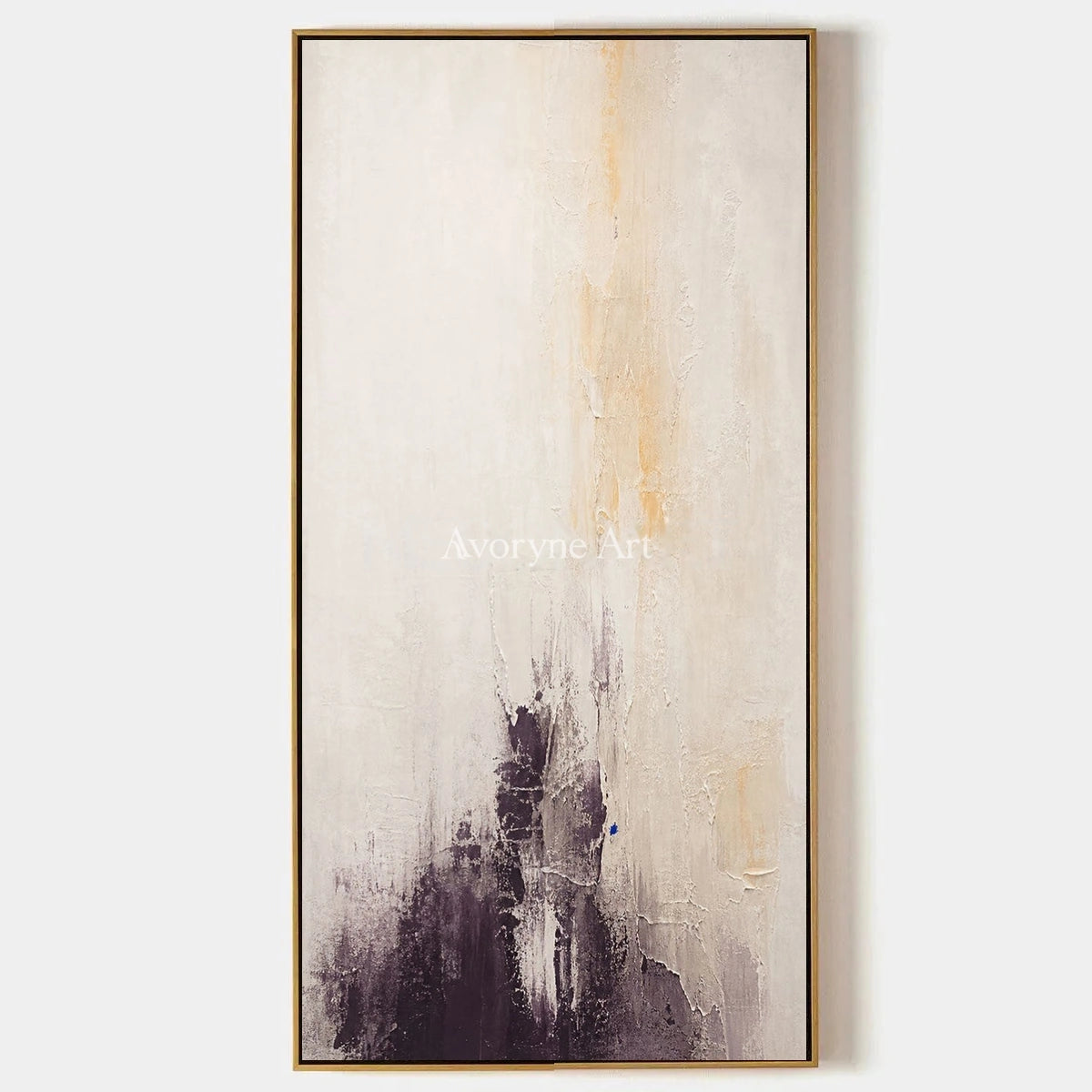 Woven Haven, hand-painted soft neutral abstract wall art by Ingrid Solberg