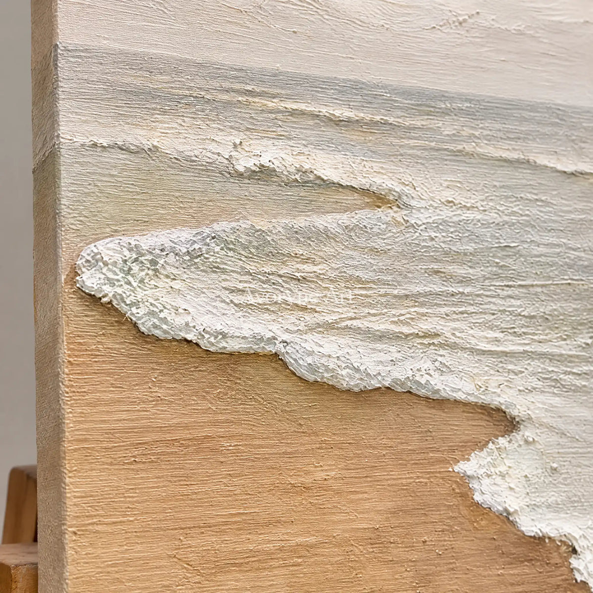 Aster Sediment: Soft Shoreline Art — detail easel