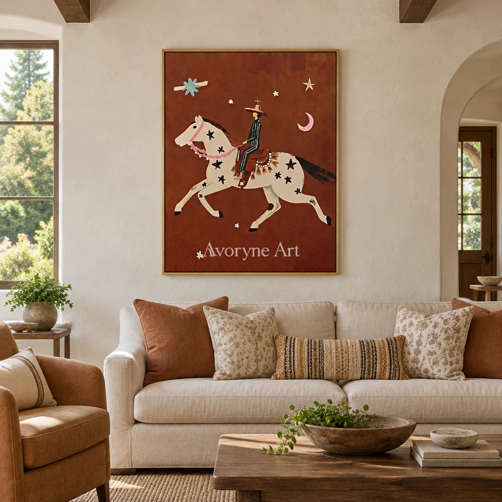 Ivory Soft Refrain: Starry Horse Rider — living gold
