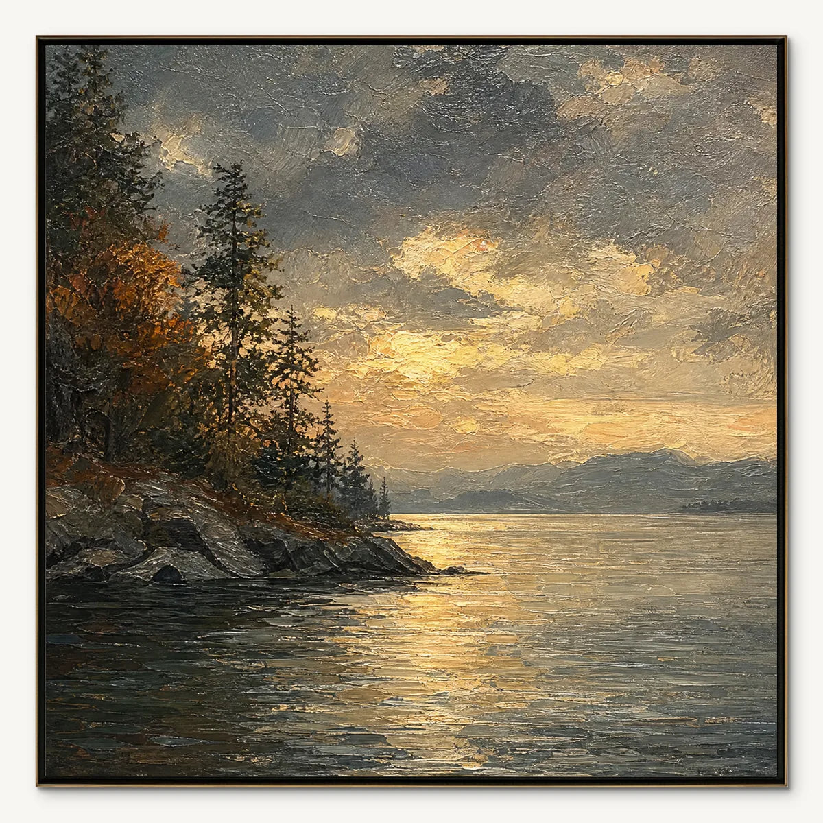 Sunset Cove: Coastal Landscape Wall Art - main