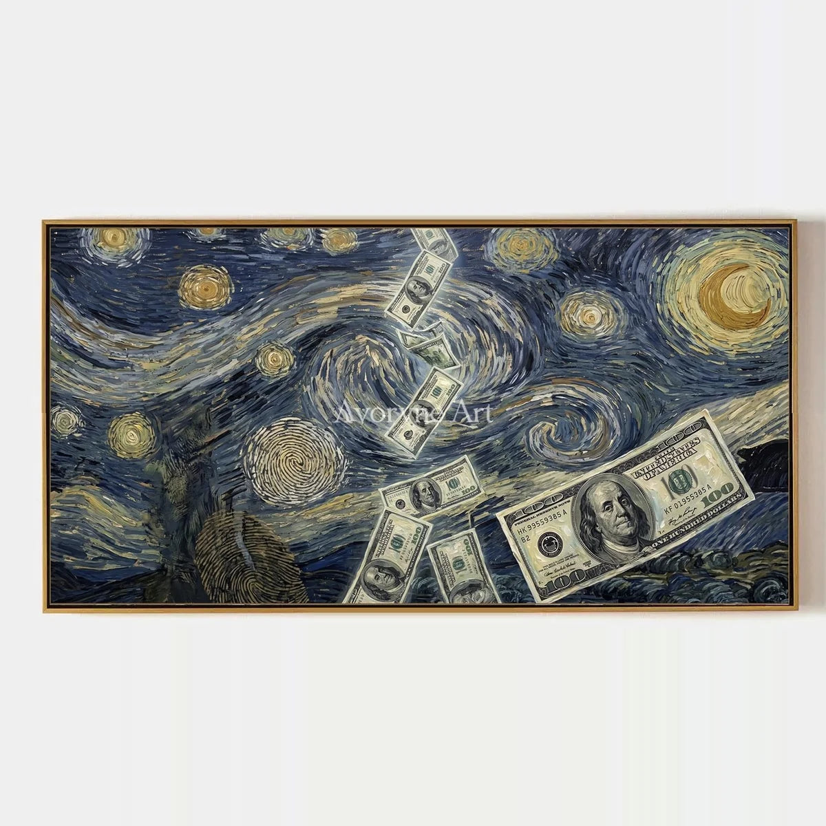 Restful Memory, hand-painted surreal scene wall art by Declan O’Brien