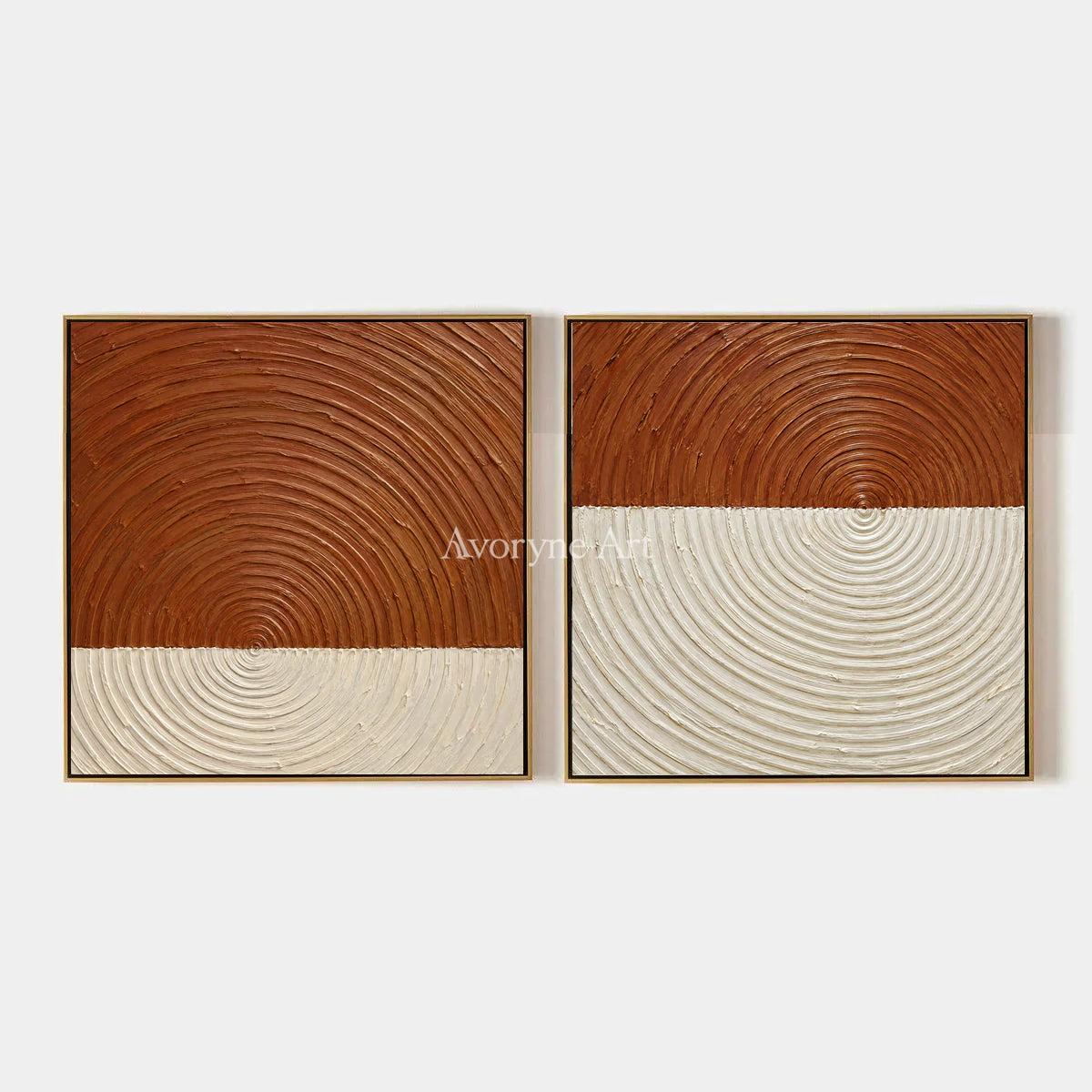 Terra Resonance: Terracotta Texture Diptych — primary