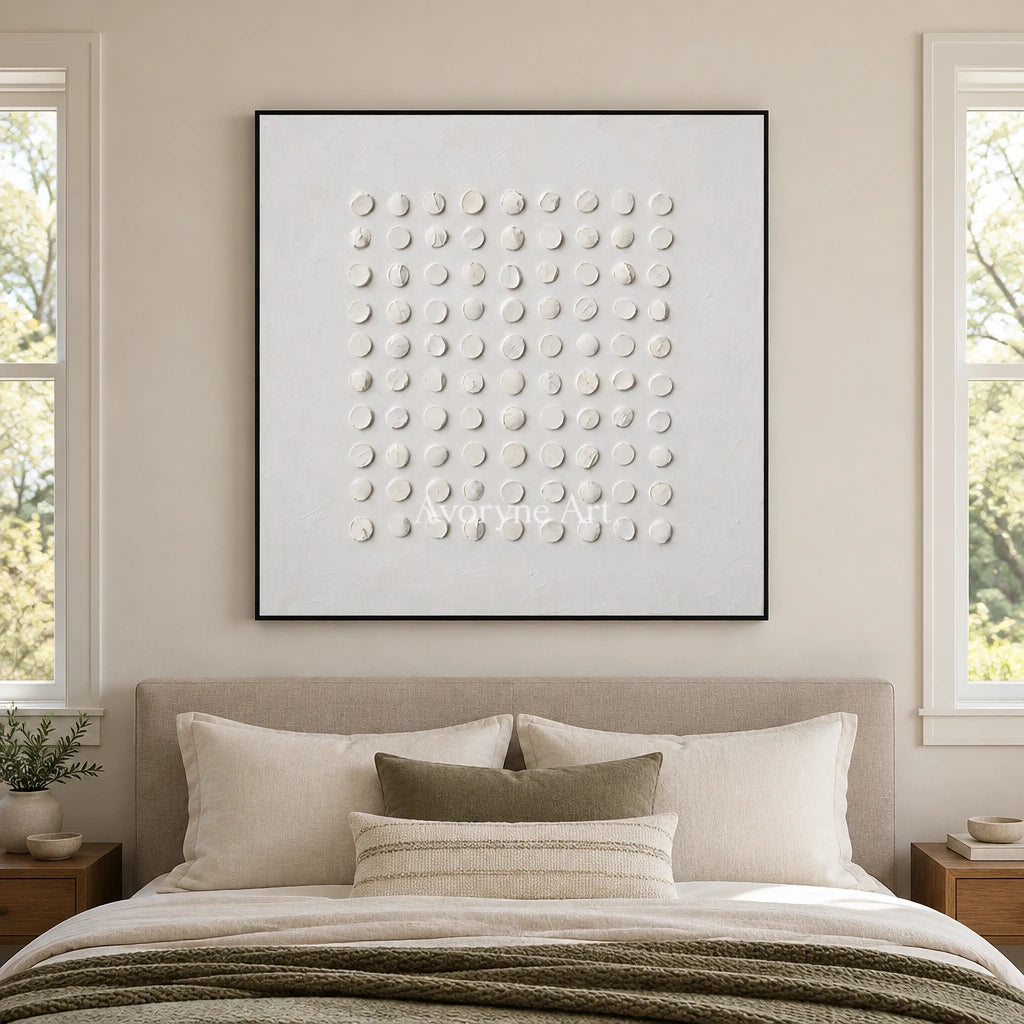 Aven Chalk Constellation: White Dotted Texture — bedroom black