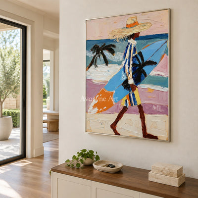 Ivory Winding Sonata: Beach Walker Art — entry silver